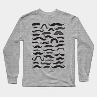 Handlebar Mustaches Long Sleeve T-Shirt